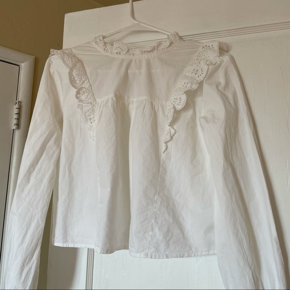 UO Molly Mae Ruffle Bib Top - Picture 2 of 2